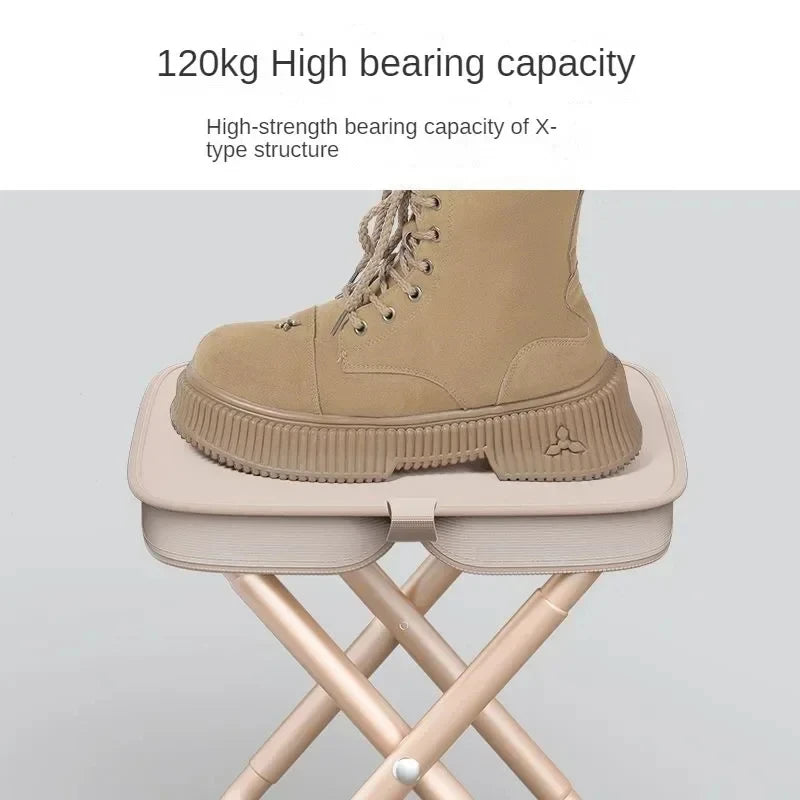 Ultra-light fishing stool, outdoor picnic camping folding chair, portable travel seat, convenient to carry folding chair.